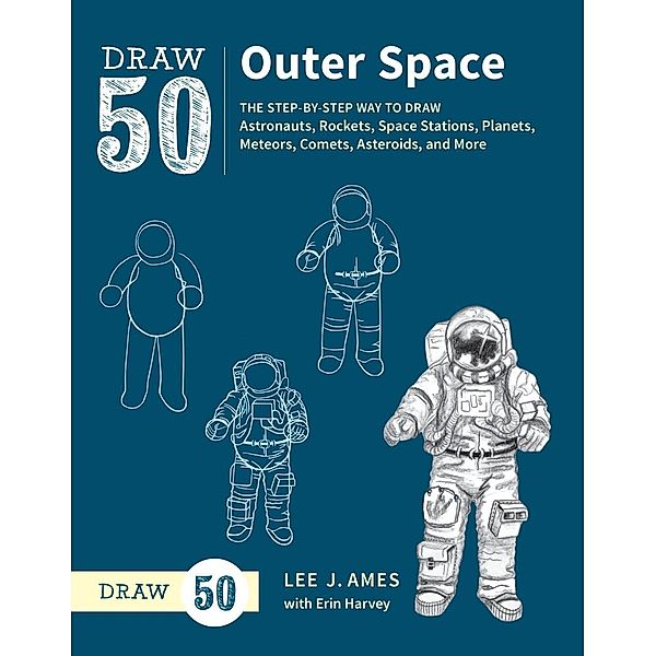 Draw 50 Outer Space, Lee J. Ames, Erin Harvey