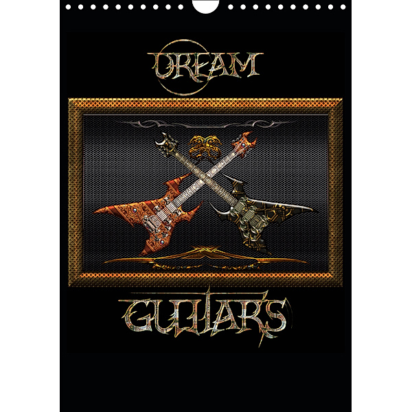Dream Guitars (Wall Calendar 2019 DIN A4 Portrait), Bluesax