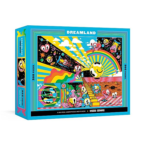 Dreamland: A 500-Piece Jigsaw Puzzle & Stickers: Jigsaw Puzzles for Adults, Hattie Stewart