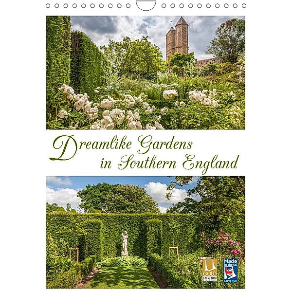 Dreamlike Gardens in Southern England (Wall Calendar 2023 DIN A4 Portrait), Christian Mueringer
