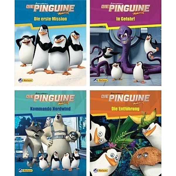 Dreamworks Die Pinguine aus Madagascar, 4 Hefte