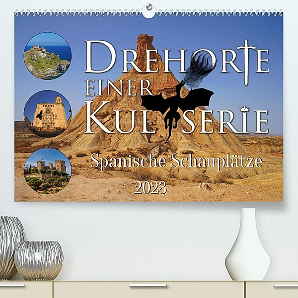 Drehorte einer Kultserie (Premium, hochwertiger DIN A2 Wandkalender 2023, Kunstdruck in Hochglanz), Anke Grau