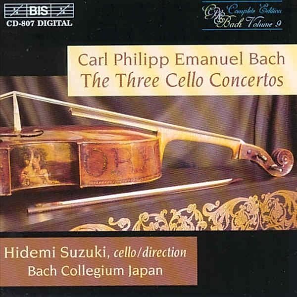 Drei Cellokonzerte, Hidemi Suzuki, Bach Collegium Japan