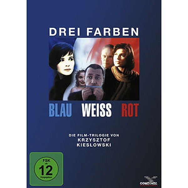 Drei Farben Trilogie-Box BLU-RAY Box, Krzysztof Kieslowski, Krzysztof Piesiewicz, Agnieszka Holland, Edward Zebrowski, Slawomir Idziak, Edward Klosinski, Marcin Latallo