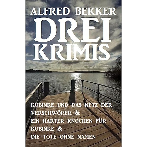 Drei Krimis: Kubinke und das Netz der Verschwörer & Ein harter Knochen für Kubinke & Die Tote ohne Namen, Alfred Bekker