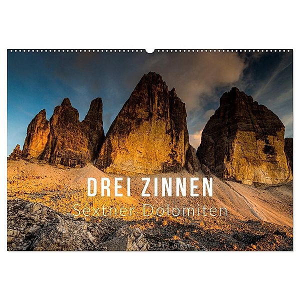 Drei Zinnen. Sextner Dolomiten (Wandkalender 2024 DIN A2 quer), CALVENDO Monatskalender, Mikolaj Gospodarek