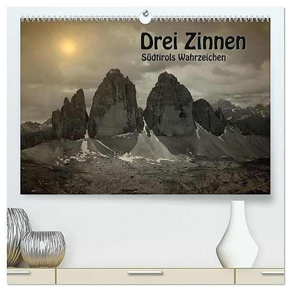 Drei Zinnen - Südtirols Wahrzeichen (hochwertiger Premium Wandkalender 2024 DIN A2 quer), Kunstdruck in Hochglanz, Georg Niederkofler