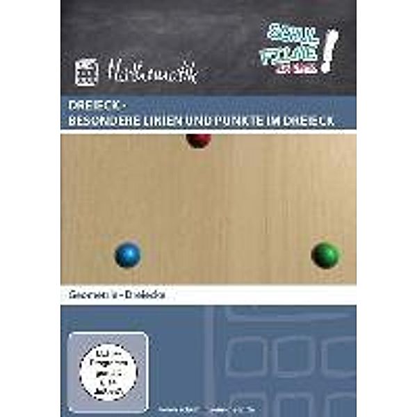 Dreieck - besondere Linien und Punkte im Dreieck, 1 DVD