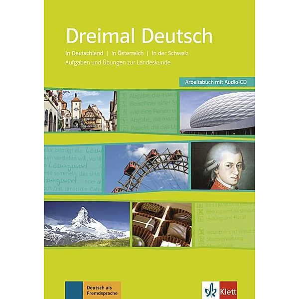 Dreimal Deutsch / Arbeitsbuch, m. Audio-CD, Uta Matecki, Stefan Adler