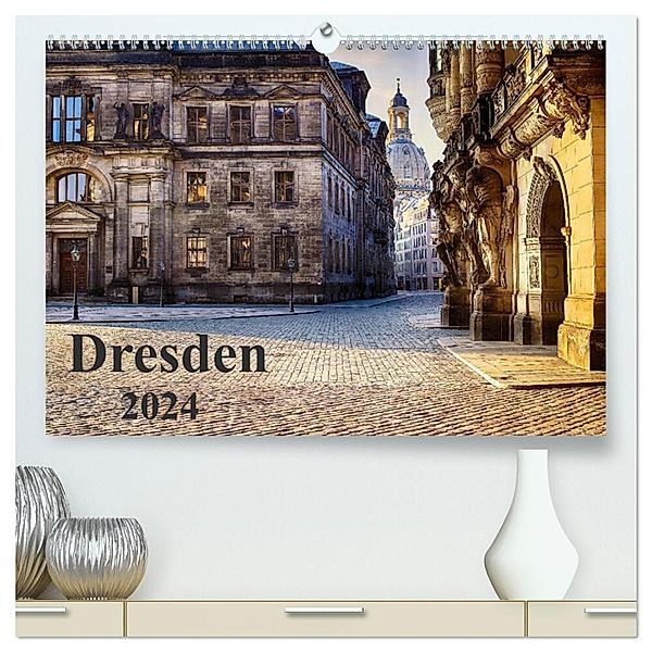 Dresden 2024 (hochwertiger Premium Wandkalender 2024 DIN A2 quer), Kunstdruck in Hochglanz, Dirk Meutzner