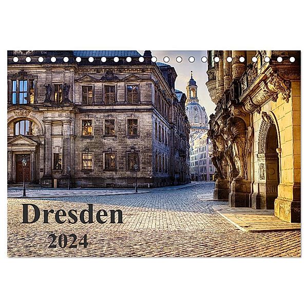 Dresden 2024 (Tischkalender 2024 DIN A5 quer), CALVENDO Monatskalender, Dirk Meutzner