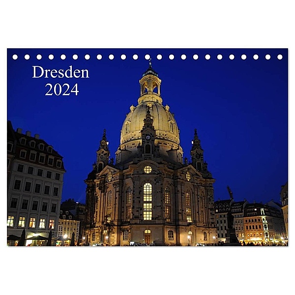 Dresden 2024 (Tischkalender 2024 DIN A5 quer), CALVENDO Monatskalender, Nordstern