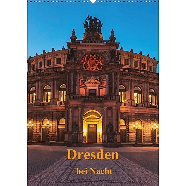Dresden bei Nacht (Wandkalender 2014 DIN A2 hoch), Gunter Kirsch