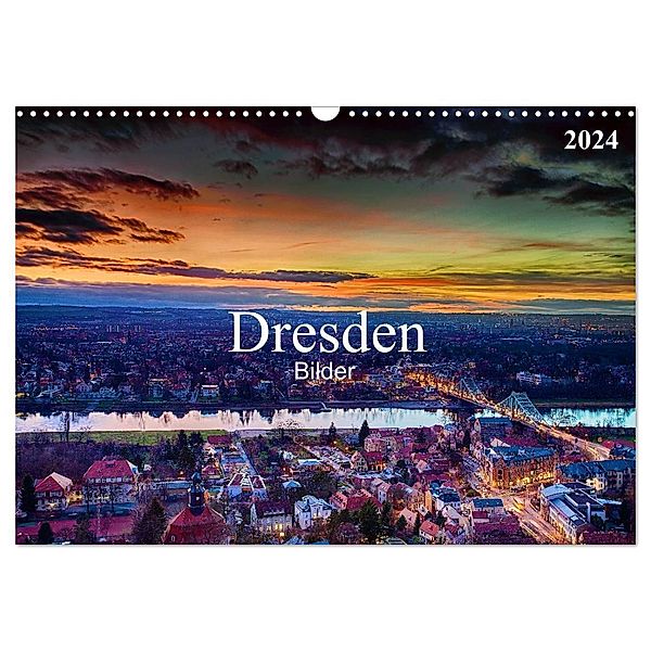 Dresden Bilder 2024 (Wandkalender 2024 DIN A3 quer), CALVENDO Monatskalender, Dirk Meutzner