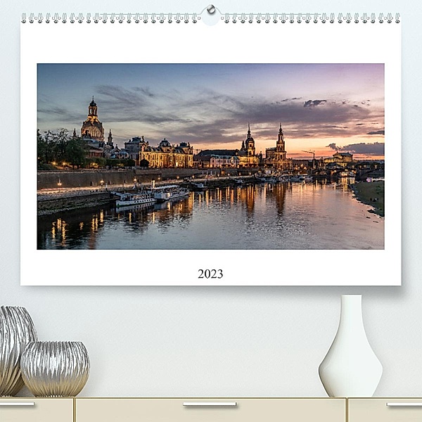 Dresden, Du Schöne. (Premium, hochwertiger DIN A2 Wandkalender 2023, Kunstdruck in Hochglanz), Mike Klette