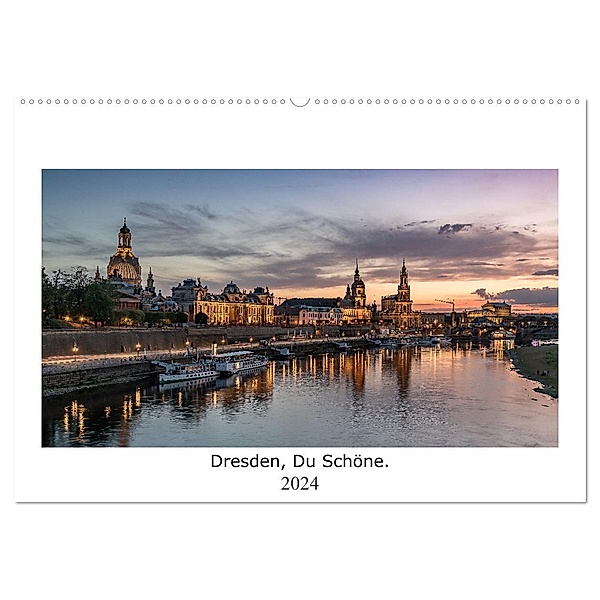 Dresden, Du Schöne. (Wandkalender 2024 DIN A2 quer), CALVENDO Monatskalender, Mike Klette