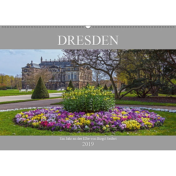 Dresden, ein Jahr an der Elbe (Wandkalender 2019 DIN A2 quer), Birgit Seifert