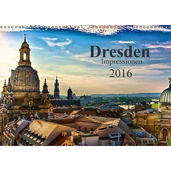 Dresden Impressionen 2016 / Geburtstagskalender (Wandkalender 2016 DIN A3 quer), Dirk Meutzner