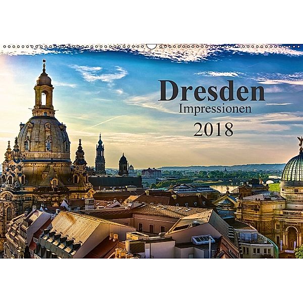Dresden Impressionen 2018 / Geburtstagskalender (Wandkalender 2018 DIN A2 quer), Dirk Meutzner