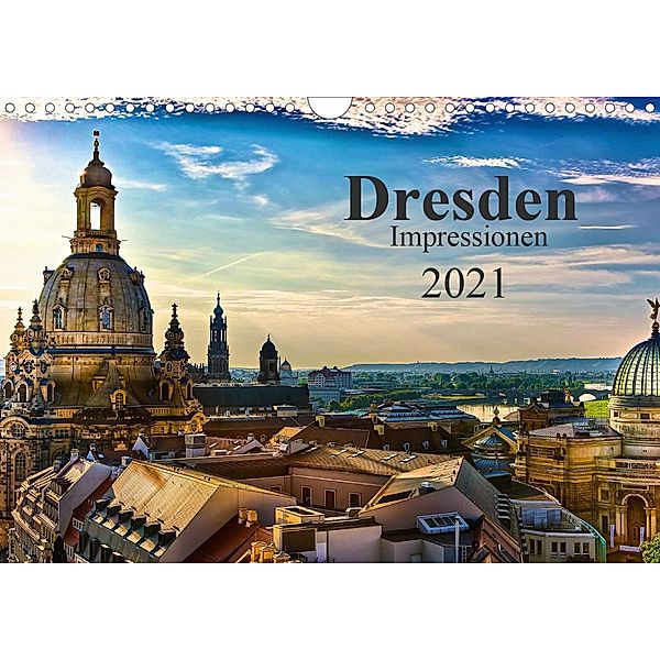 Dresden Impressionen 2021 / Geburtstagskalender (Wandkalender 2021 DIN A4 quer), Dirk Meutzner