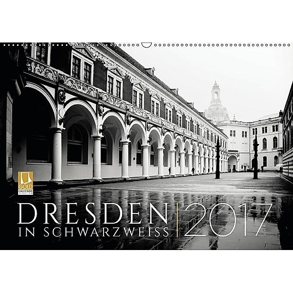 Dresden in Schwarzweiss - 2017 (Wandkalender 2017 DIN A2 quer), Dorit Fuhg