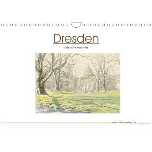Dresden - Malerische Ansichten (Wandkalender 2020 DIN A4 quer), Atelier Netkal