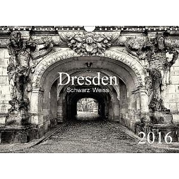 Dresden Schwarz Weiss 2016 (Wandkalender 2016 DIN A4 quer), Dirk Meutzner