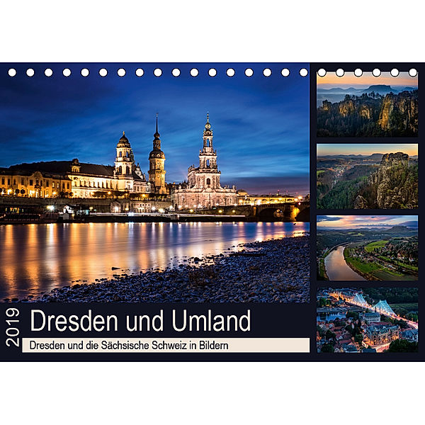 Dresden und Umland (Tischkalender 2019 DIN A5 quer), Eva R. Lima