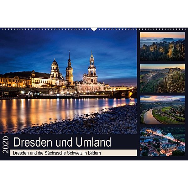 Dresden und Umland (Wandkalender 2020 DIN A2 quer), Eva R. Lima