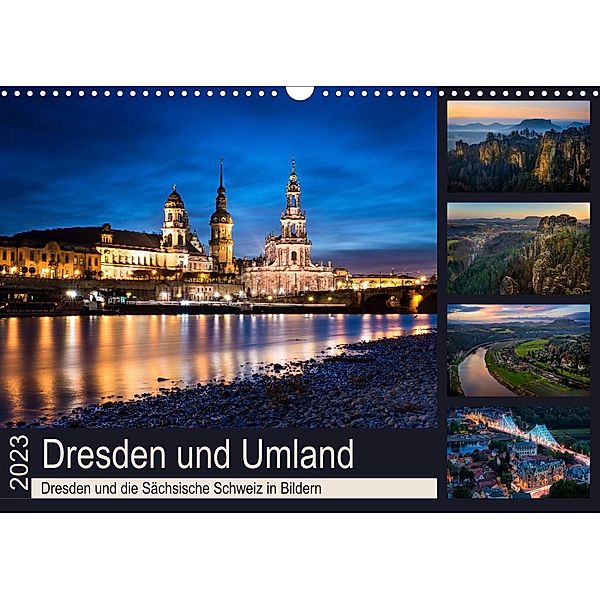 Dresden und Umland (Wandkalender 2023 DIN A3 quer), Eva R. Lima