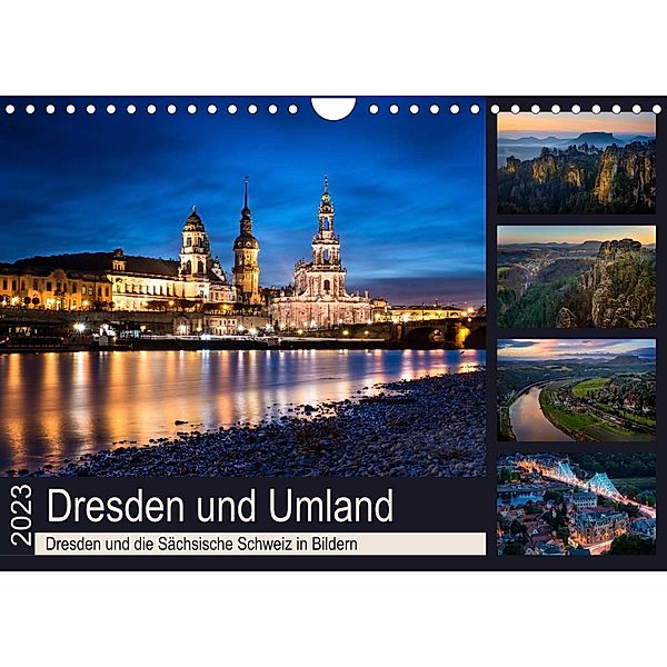 Dresden und Umland (Wandkalender 2023 DIN A4 quer), Eva R. Lima