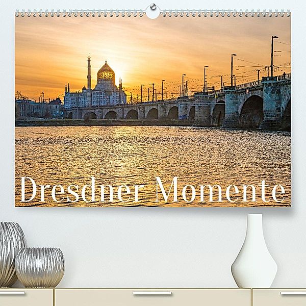 Dresdner Momente (Premium, hochwertiger DIN A2 Wandkalender 2023, Kunstdruck in Hochglanz), Micala-Photographie