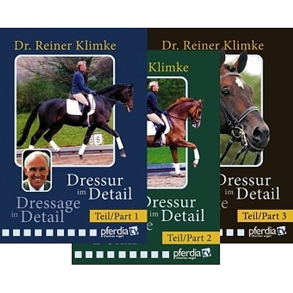 Dressur im Detail 1-3, 3 DVDs, Reiner Klimke