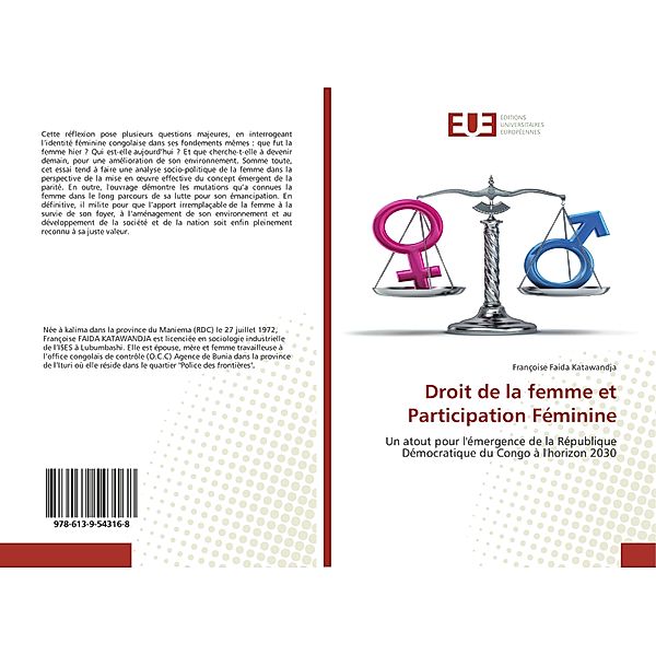 Droit de la femme et Participation Féminine, Françoise Faida Katawandja