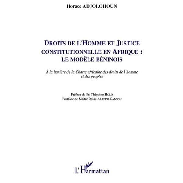 Droits de l'homme et justice constitutio / Hors-collection, Horace Adjolohoun
