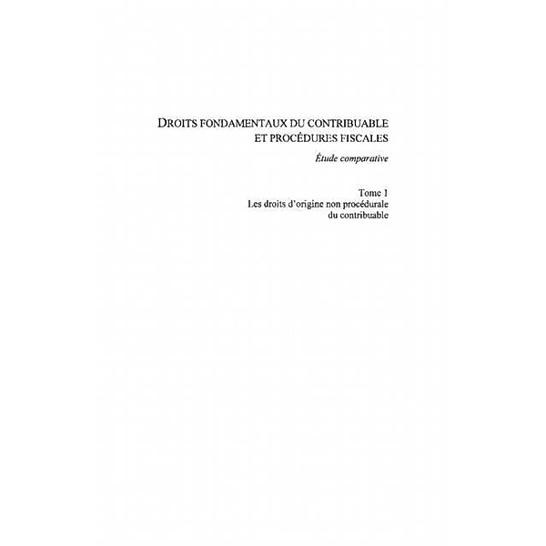 Droits fondamentaux contribuable et proc / Hors-collection, Karim Sid Ahmed