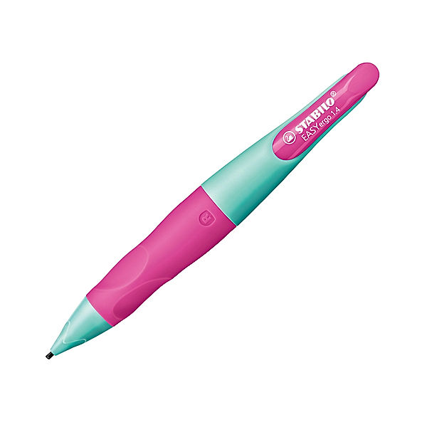 STABILO® Druck-Bleistift STABILO® EASYergo 1.4 für Rechtshänder in türkis/neonpink