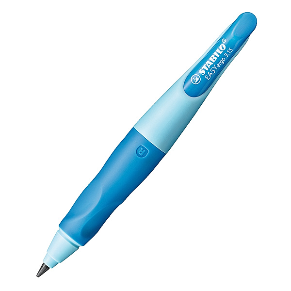 STABILO® Druck-Bleistift STABILO® EASYergo 3.15 für Rechtshänder in hellblau/dunkelblau