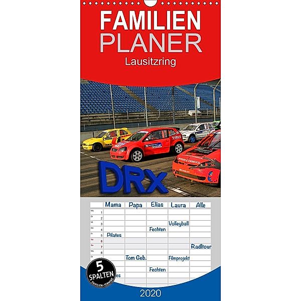 DRX Lausitzring - Familienplaner hoch (Wandkalender 2020 , 21 cm x 45 cm, hoch), Patrick Freiberg