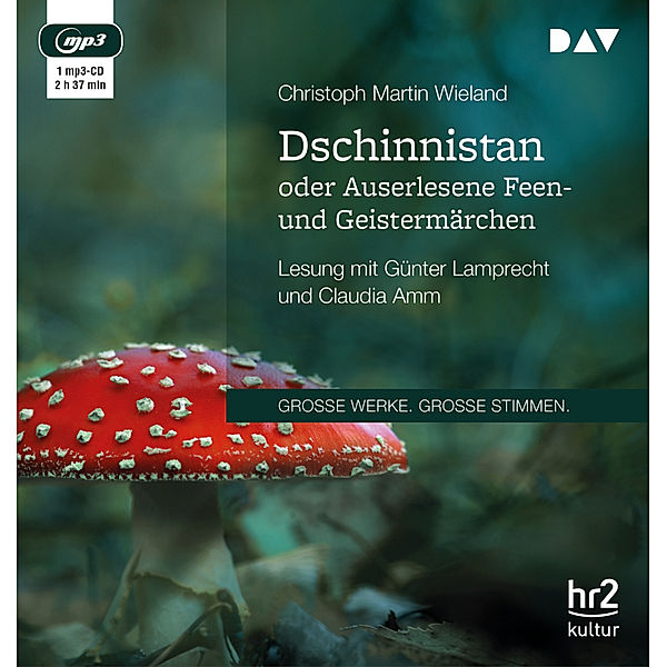 Dschinnistan oder Auserlesene Feen- und Geistermärchen,1 Audio-CD, 1 MP3, Christoph Martin Wieland