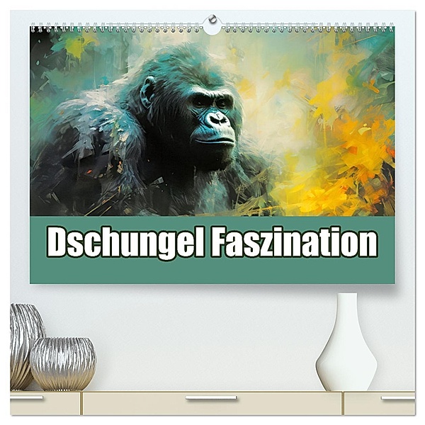 Dschungel Faszination (hochwertiger Premium Wandkalender 2025 DIN A2 quer), Kunstdruck in Hochglanz, Calvendo, Liselotte Brunner-Klaus