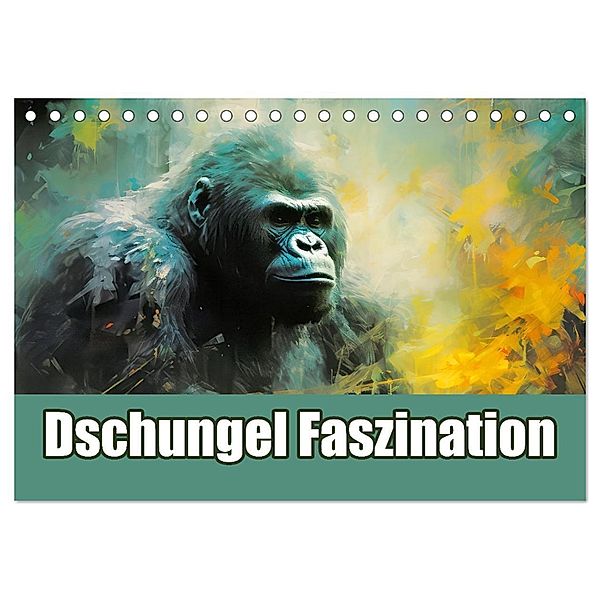 Dschungel Faszination (Tischkalender 2025 DIN A5 quer), CALVENDO Monatskalender, Calvendo, Liselotte Brunner-Klaus