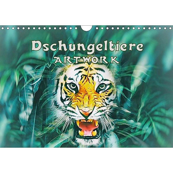 Dschungeltiere - ARTWORK (Wandkalender 2021 DIN A4 quer), Liselotte Brunner-Klaus