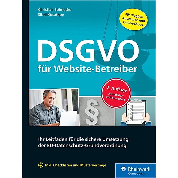 DSGVO für Website-Betreiber / Rheinwerk Computing, Christian Solmecke, Sibel Kocatepe