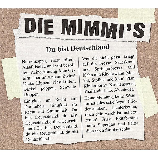 Du Bist Deutschland Ep, Die Mimmi's