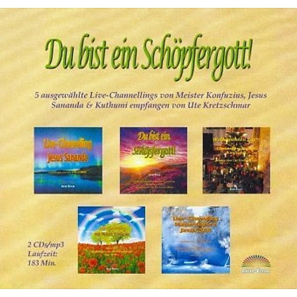 Du bist ein Schöpfergott!, 2 Audio-CD, 2 MP3, Ute Kretzschmar