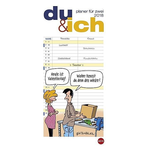 du & ich, Planer für zwei 2018, Peter Butschkow