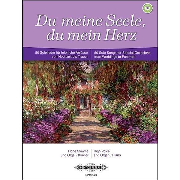 Du meine Seele, du mein Herz, für hohe Stimme + Orgel/Klavier