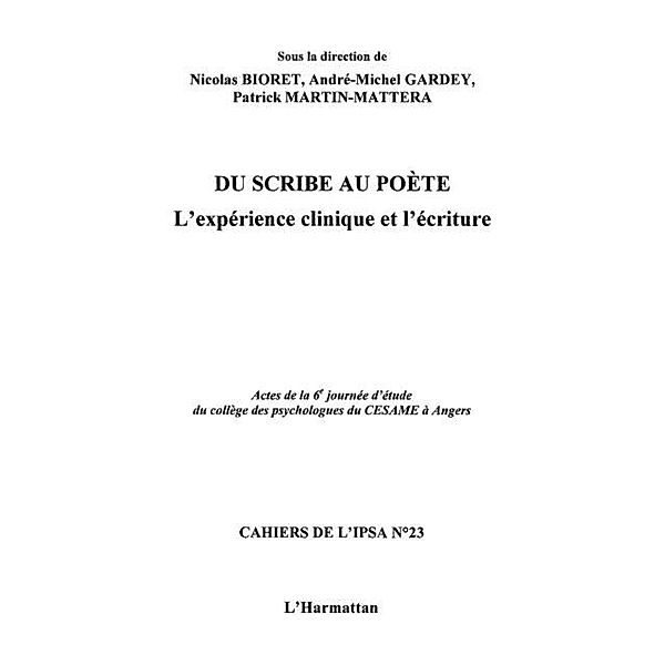 Du Scribe au poete / Hors-collection, Hiria Ottino