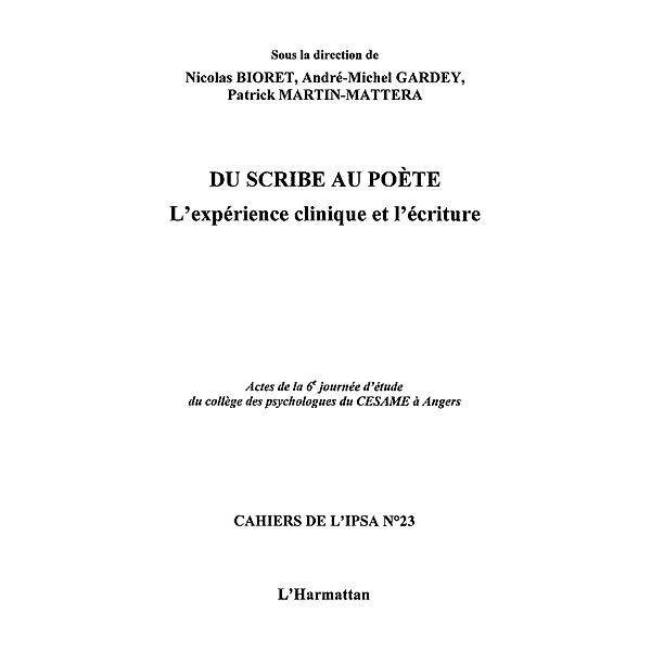 Du Scribe au poete / Hors-collection, Hiria Ottino